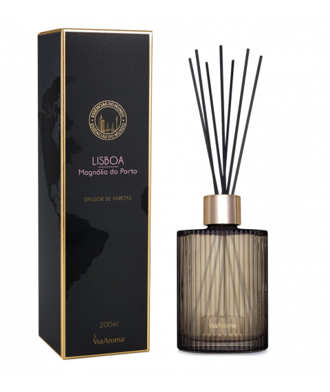 Arom. varetas vidro MUNDO Lisboa 200 ml Via Aroma