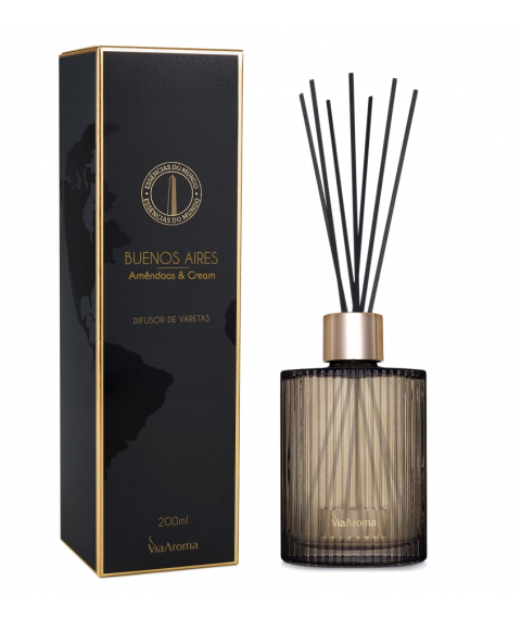 Arom. varetas vidro MUNDO Buenos Aires 200 ml Via Aroma