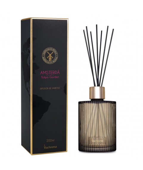 Arom. varetas vidro MUNDO Amsterda 200 ml Via Aroma