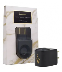 Difusor eletrico MATTE BLACK porcelana Via Aroma