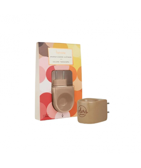 Difusor eletrico TERRACOTA BEGE porcelana Via Aroma