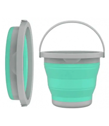 Balde dobravel VERDE 05 lt Flash Limp 