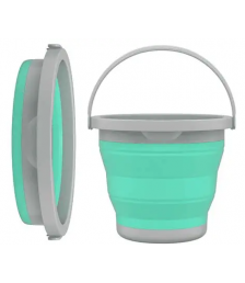 Balde dobravel VERDE 05 lt Flash Limp 