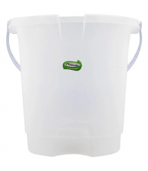 Balde 16 lt PLASVALE transparente plastico 