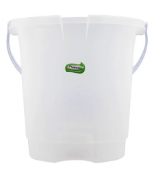 Balde 16 lt PLASVALE transparente plastico 