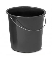 Balde preto 10 lt PLASVALE