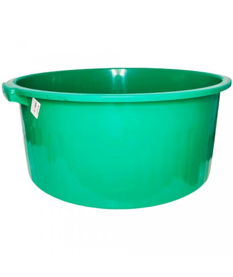 Bacia 82 lt plastica lisa c/alca MB 735