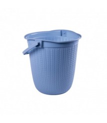 Balde 08 lt TRAMA azul Plasutil