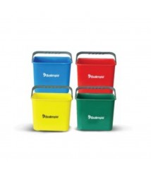 Balde 04 lt branco plastico Bralimpia retangular 