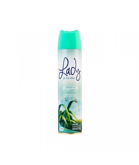Bom ar aerosol 360 ml Lady Prime orvalho do campo 