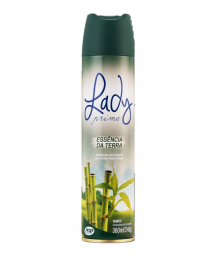 Bom ar aerosol 360 ml Lady Prime essencia da terra 