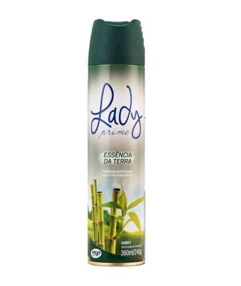 Bom ar aerosol 360 ml Lady Prime essencia da terra 