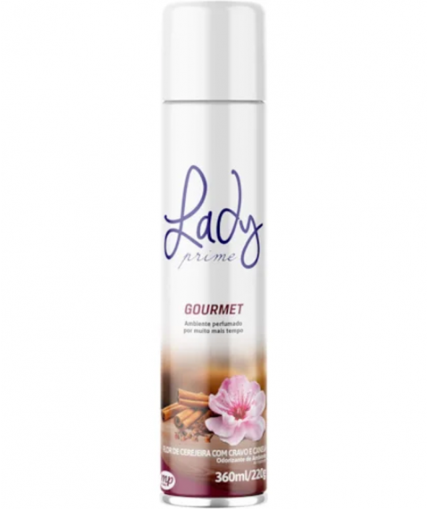 Bom ar aerosol 360 ml Lady Prime gourmet
