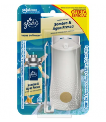 Bom ar click 12 ml Glade c/aparelho SOMBRA & AGUA FRESCA