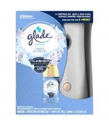 Bom ar temporizador toque de maciez 269 ml + refil Glade