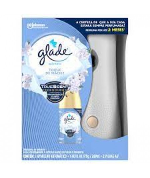 Bom ar temporizador toque de maciez 269 ml + refil Glade