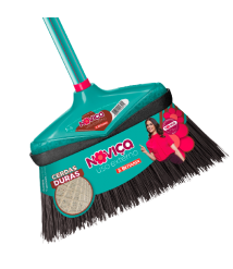 Vassoura de nylon c/ cabo Casa e Rua BT164215 Bettanin