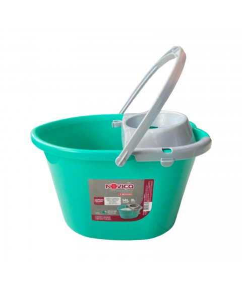 Balde 14 lt oval plastico c/ torcedor Betanin 1384