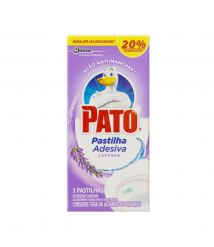 Pedra sanitária adesiva LAVANDA c/3 und Pato