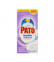 Pedra sanitária adesiva LAVANDA c/3 und Pato