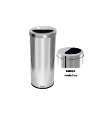 Lix. inox 50 lt JSN C19 c/tampa basculante 30x70