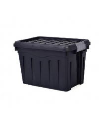 Caixa organizadora 20 lt MB retangular c/trava preta 