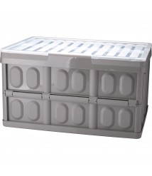 Caixa plastica dobravel  marrom Plasutil 13206