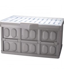 Caixa plastica dobravel  marrom Plasutil 13206