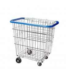 Carrinho condominio 215 lt 87x87x55cm c/ reparticao lateral e protecao