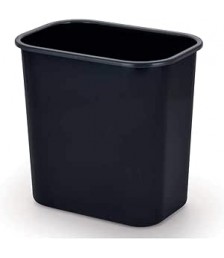 Cesto 12 lt retangular preto JSN 