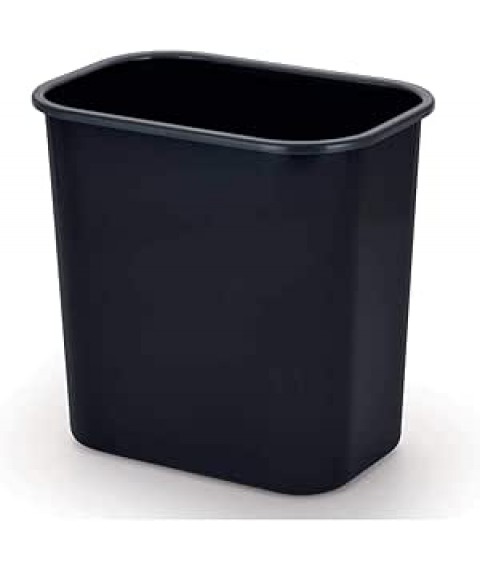 Cesto 12 lt retangular preto JSN 