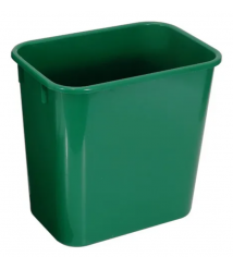 Cesto 12 lt retangular verde JSN