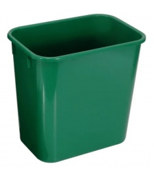 Cesto 12 lt retangular verde JSN