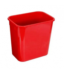 Cesto 12 lt retangular vermelho JSN 