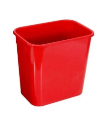 Cesto 12 lt retangular vermelho JSN 