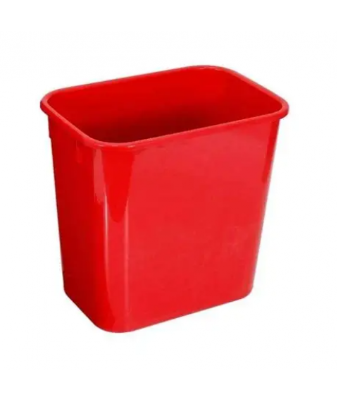 Cesto 12 lt retangular vermelho JSN 