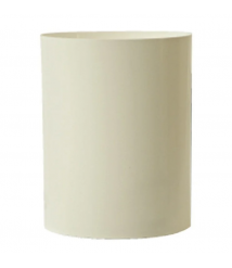 Cesto 14 lt 30x24 bege sem tampa Bralimpia 