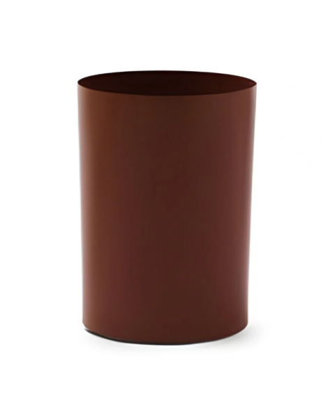 Cesto 14 lt 30x24 marrom sem tampa Bralimpia 