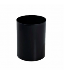 Cesto 14 lt 30x24 preto sem tampa Bralimpia 