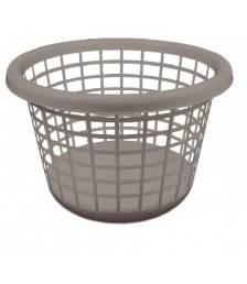 Cesto p/roupa 35 lt granito PLASVALE baixo 