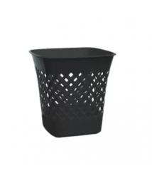 Cesto telado quadrado preto 8 lt Shangrila 