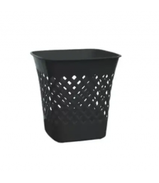 Cesto telado quadrado preto 8 lt Shangrila 