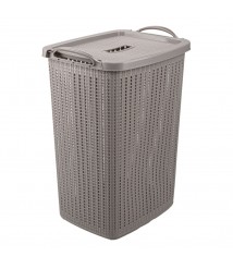 Cesto p/roupa 40 lt TRAMA FINDI retangular Plasutil 