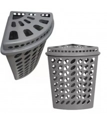 Cesto para roupa telado triangular 40 lts