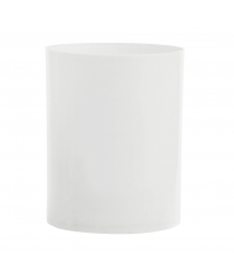 Cesto 14 lt 30x24 branco sem tampa Bralimpia