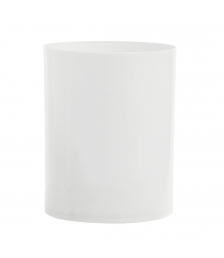 Cesto 14 lt 30x24 branco sem tampa Bralimpia