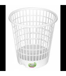 Cesto telado 12 lt BRANCO redondo branco Tritec 