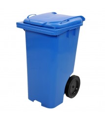 Contentor 120 lt AZUL c/roda Bralimpia 