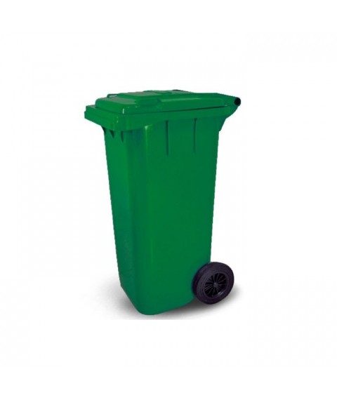 Contentor 240 lt VERDE c/roda Bralimpia 