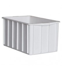 Caixa plástica branca s/tampa 180 lt Lar